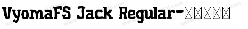 VyomaFS Jack Regular字体转换